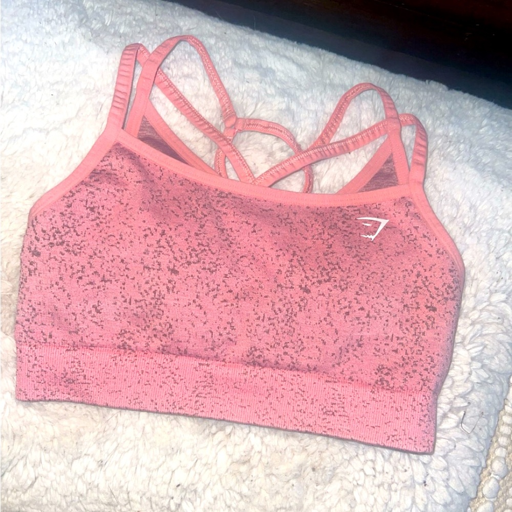 Gymshark Pink Fleck Sports Bra